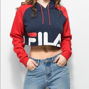 Fila Crop Sweat Shirt